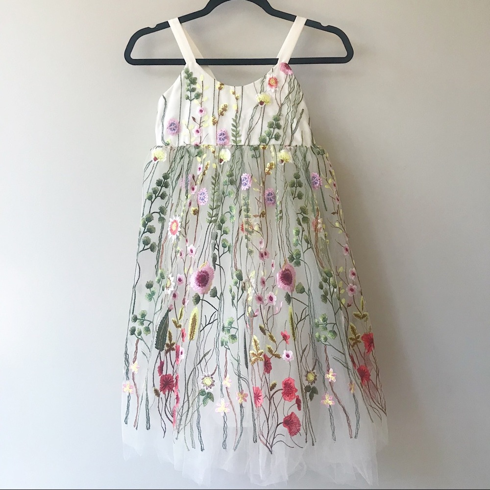 NWT Embroidered Vines Dress